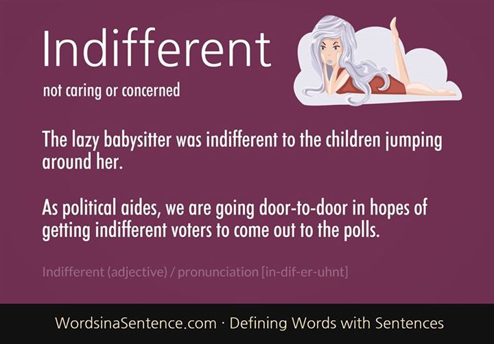 Other Words Meaning Indifference